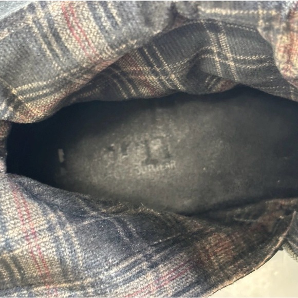 Born Ouvea Boots Womens Taupe Suede Ankle Tassel Braided Strap Zip Western Sz 10 - Picture 12 of 13